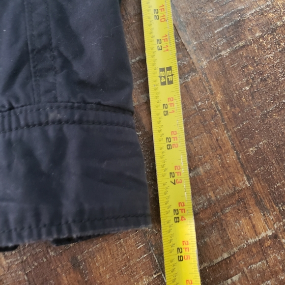 Vintage Abercrombie & Fitch Men's Hooded Military Style Jacket Size Medium Blue - Picture 15 of 16